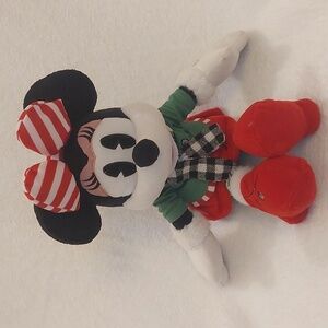 Disney Parks Christmas Minnie Mouse Plushie